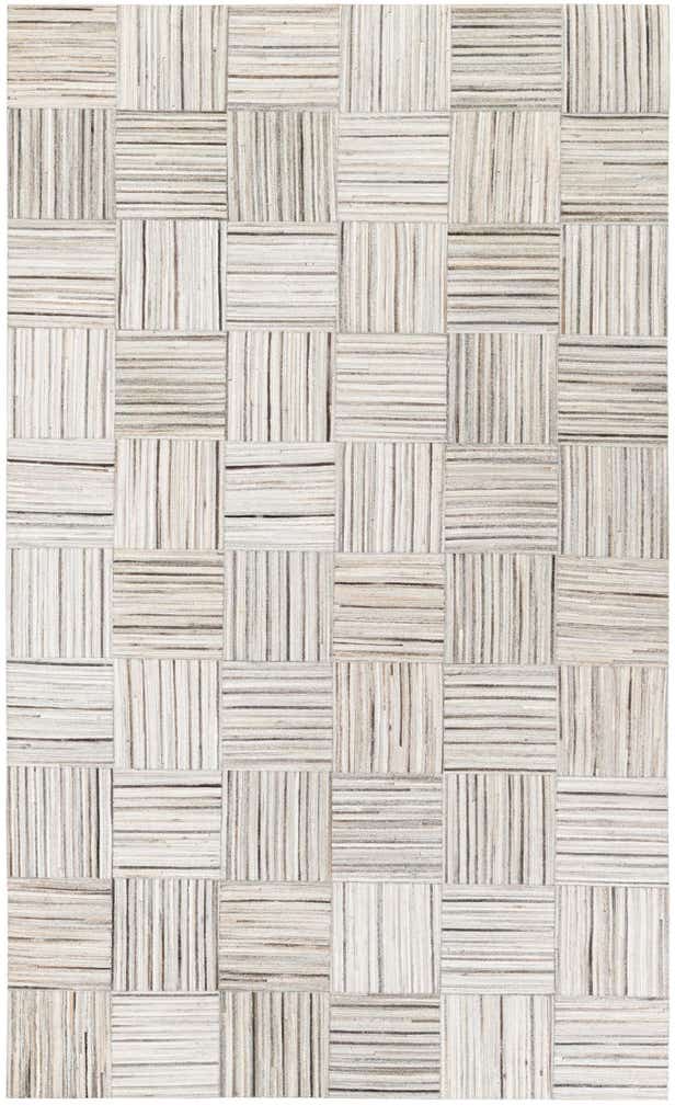 5' x 8' 3 Cowhide Stocks Rug