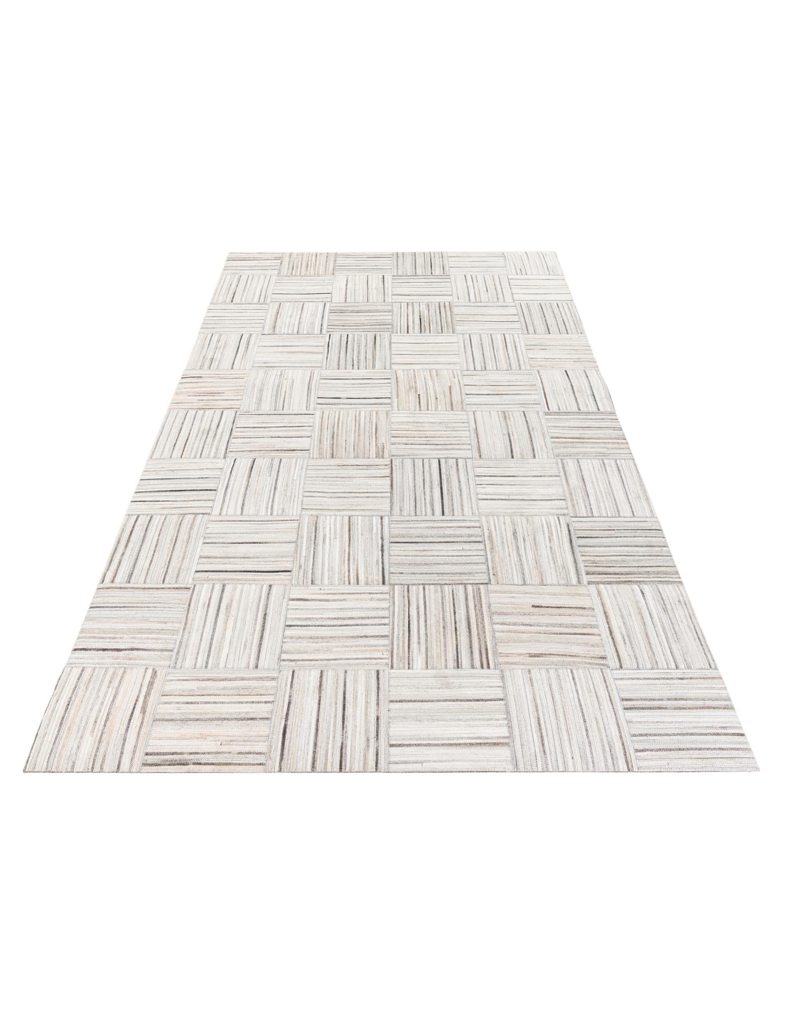 5' x 8' 3 Cowhide Stocks Rug
