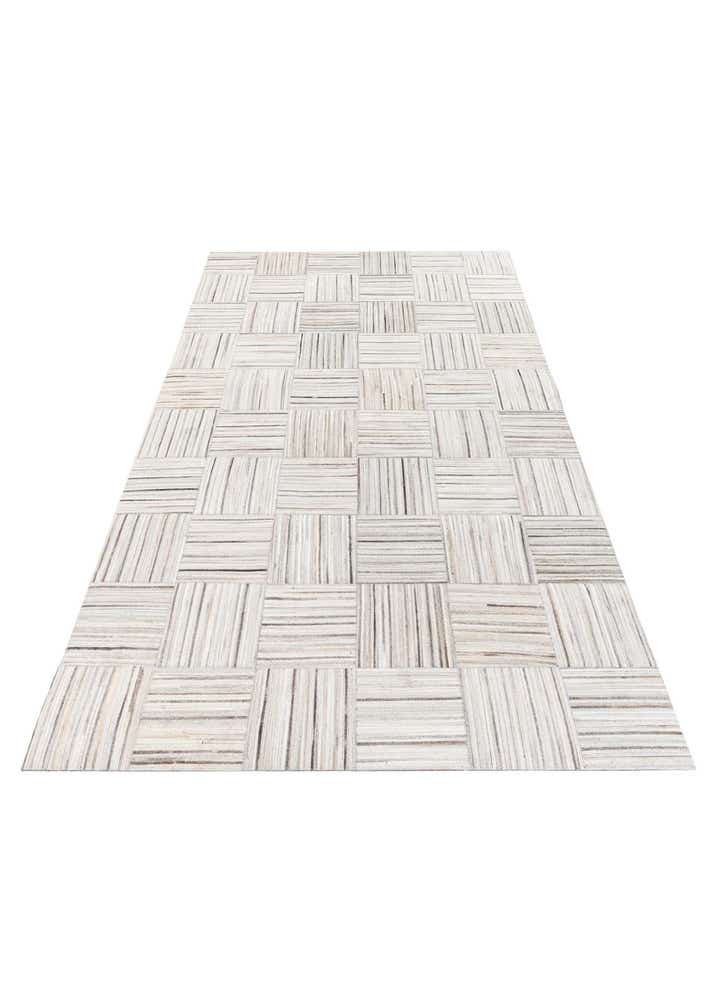 5' x 8' 3 Cowhide Stocks Rug