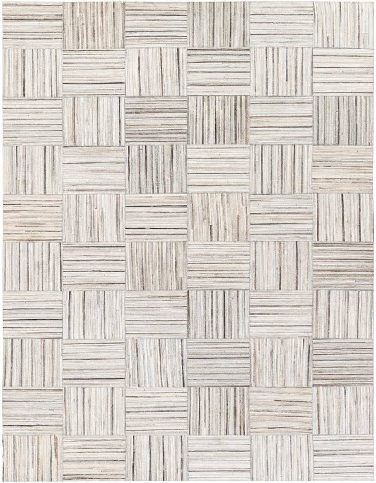 Detail image of 5' x 8' 3 Cowhide Stocks Rug