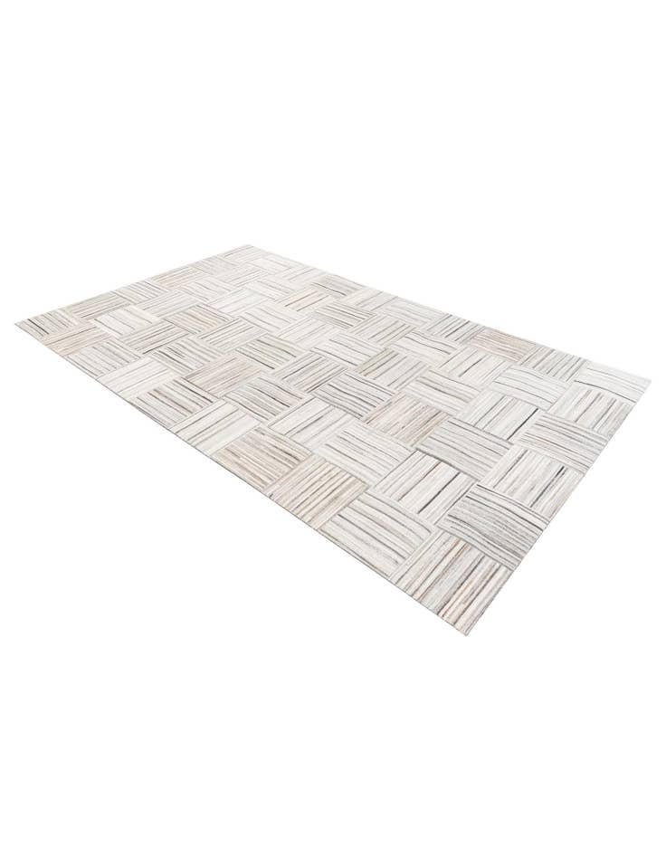 Detail image of 4' 11 x 8' 2 Cowhide Stocks Rug