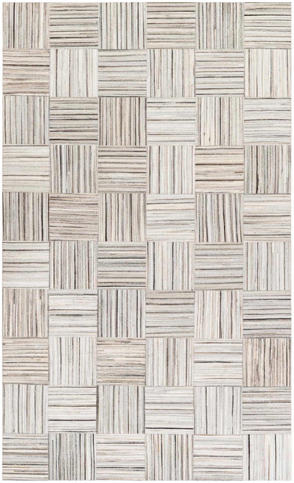 4' 11 x 8' 2 Cowhide Stocks Rug