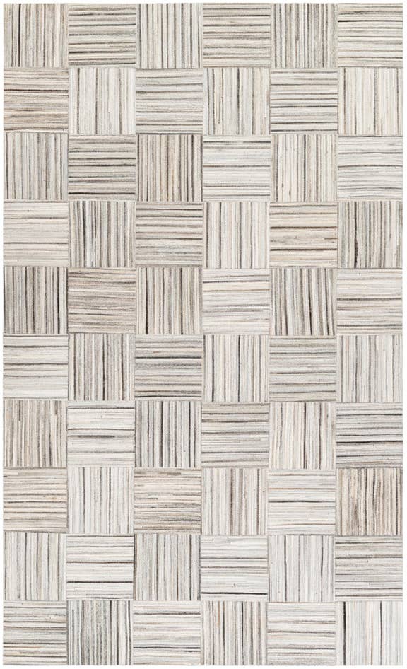 Detail image of 4' 11 x 8' 2 Cowhide Stocks Rug