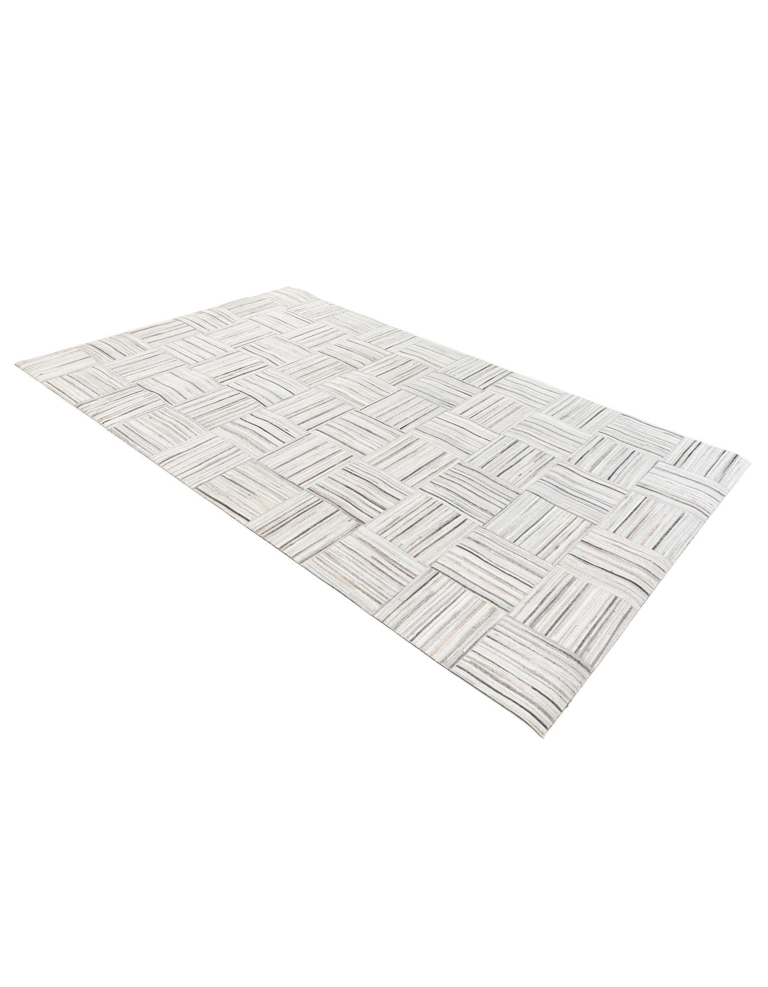 4' 11 x 8' 2 Cowhide Stocks Rug