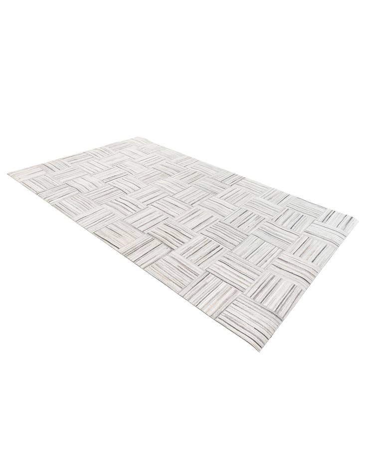 Detail image of 4' 11 x 8' 2 Cowhide Stocks Rug