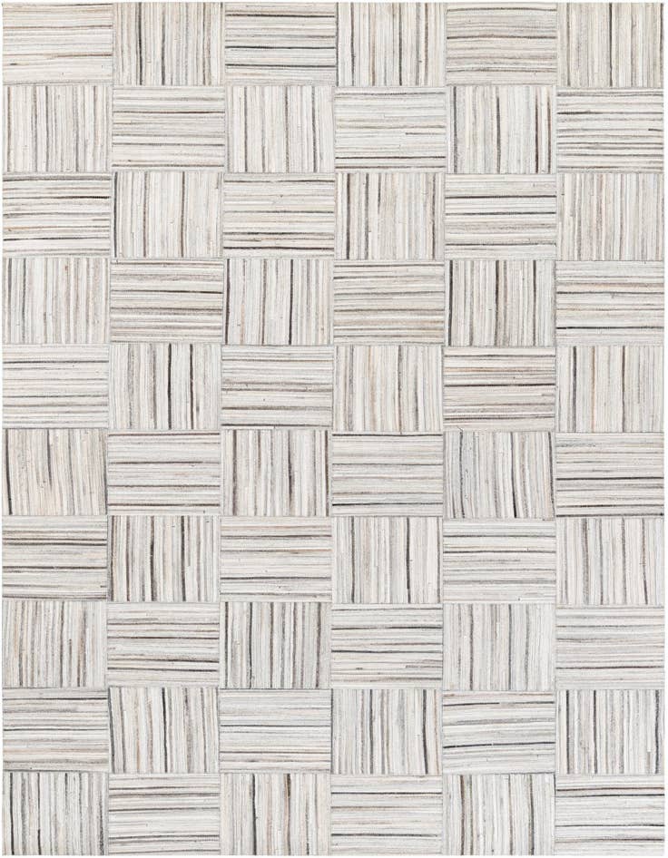 Detail image of 4' 11 x 8' 2 Cowhide Stocks Rug