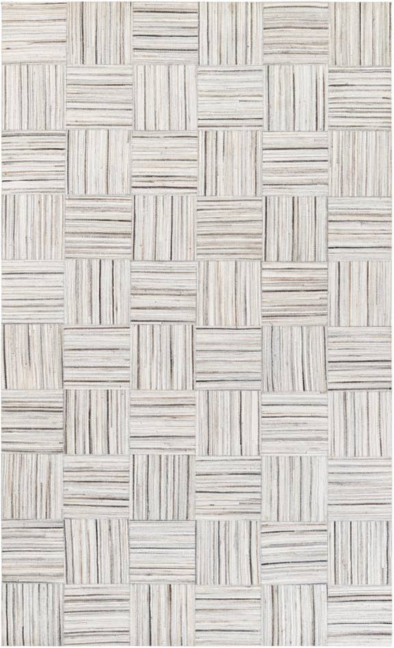 Detail image of 4' 11 x 8' 2 Cowhide Stocks Rug