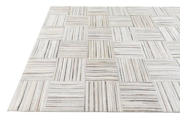 Detail image of 5' x 8' 2 Cowhide Stocks Rug