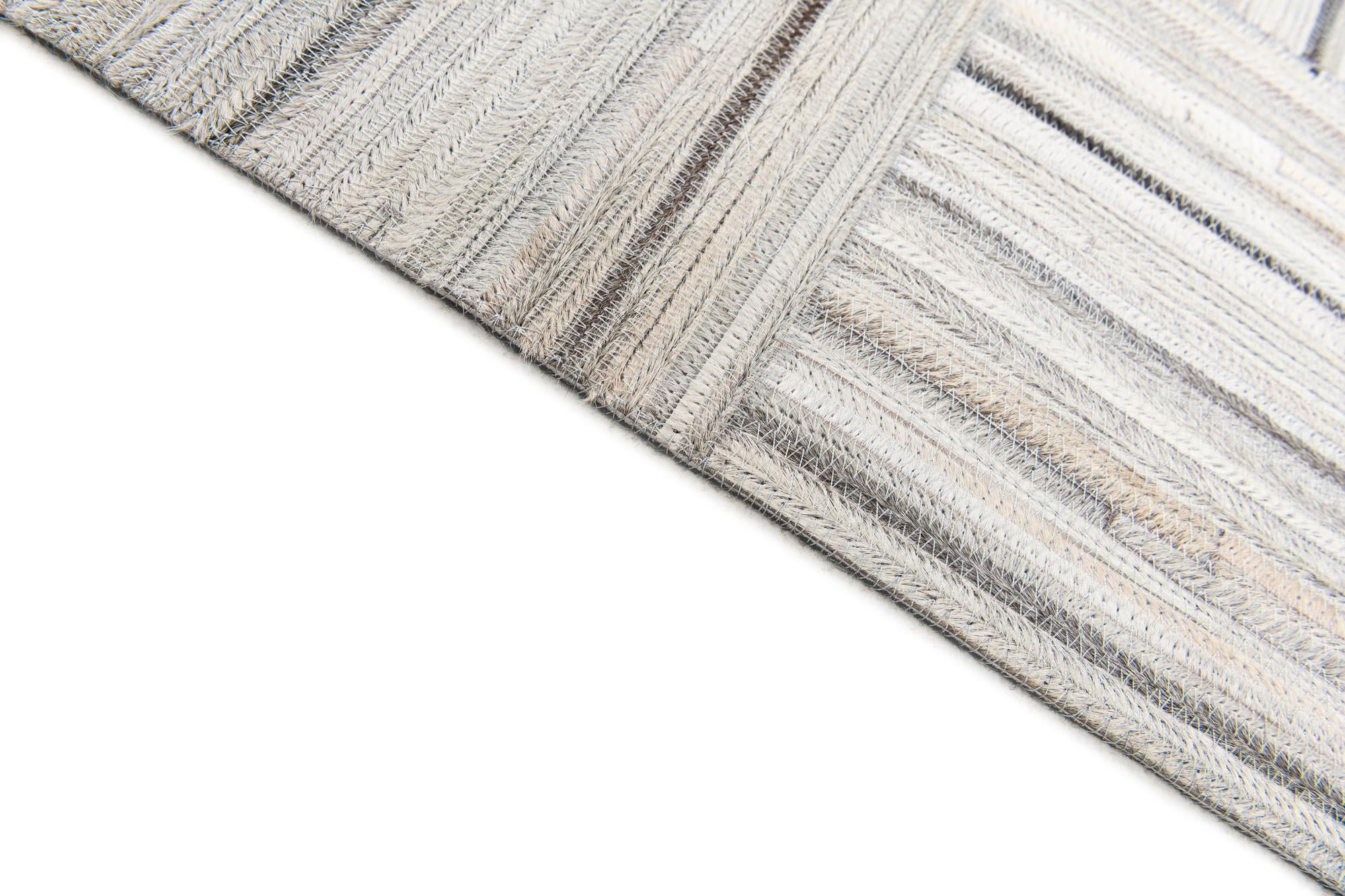 5' x 8' 2 Cowhide Stocks Rug
