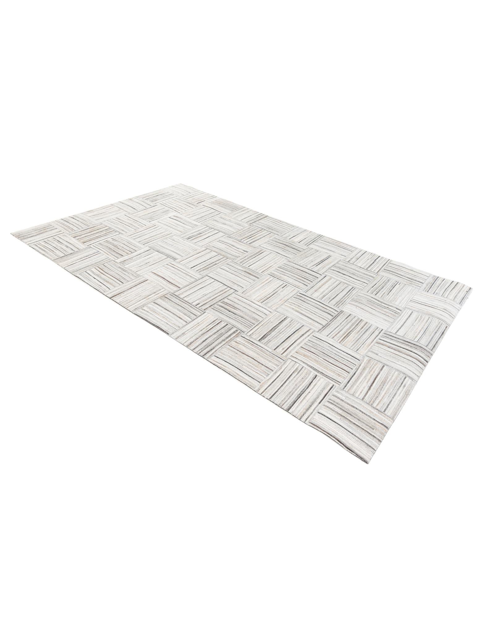 4' 11 x 8' 2 Cowhide Stocks Rug
