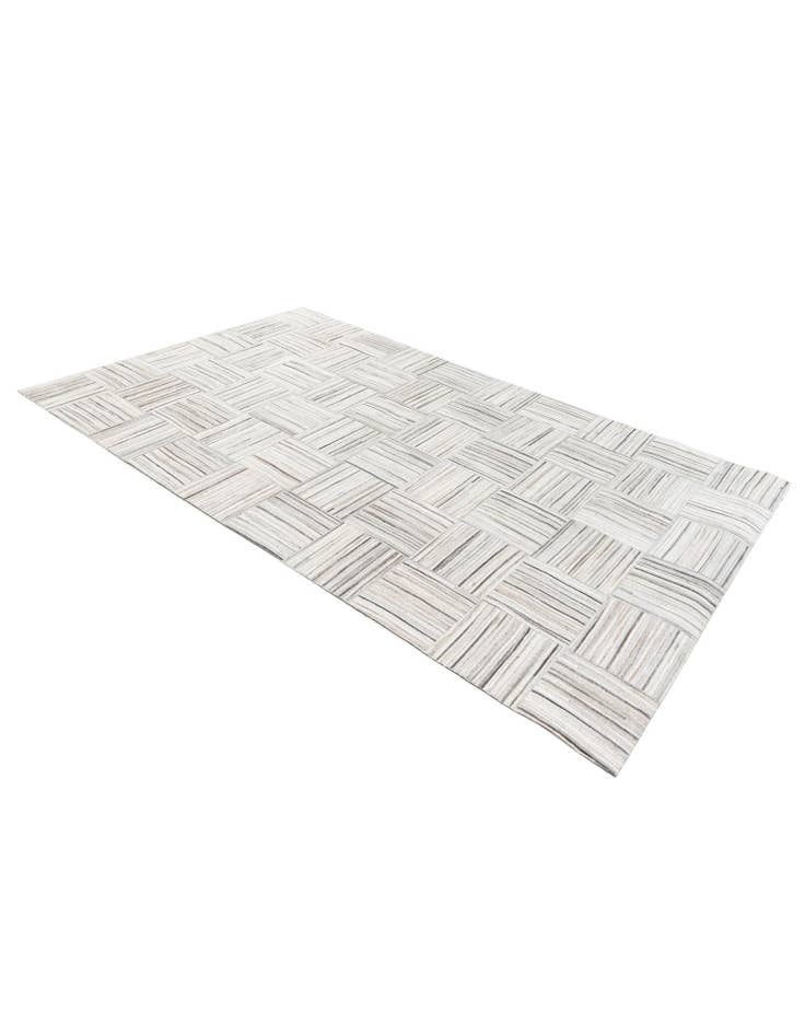 Detail image of 4' 11 x 8' 2 Cowhide Stocks Rug