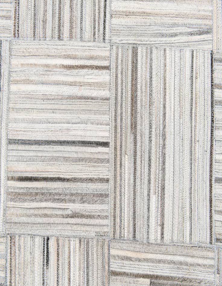 Detail image of 4' 11 x 8' 2 Cowhide Stocks Rug