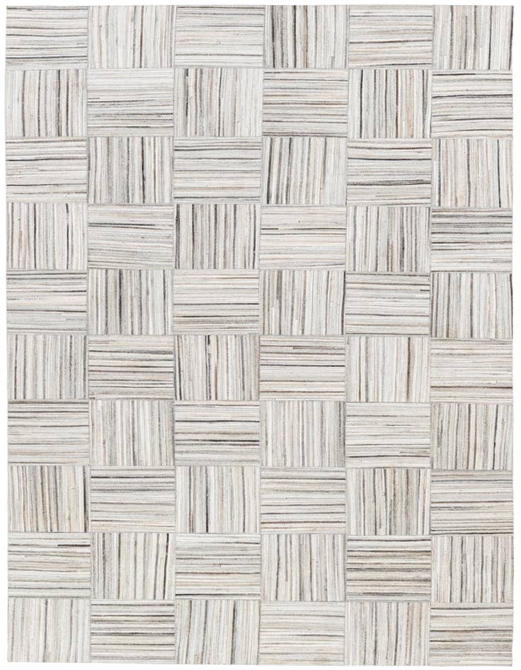 Detail image of 4' 11 x 8' 2 Cowhide Stocks Rug