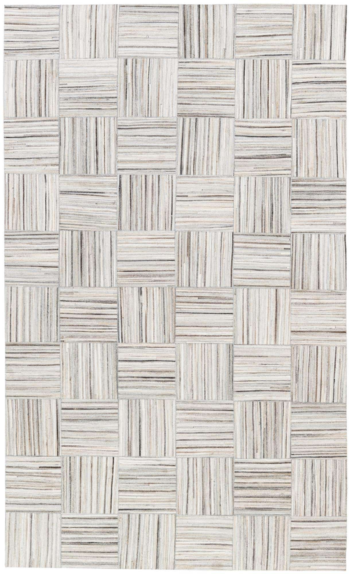 4' 11 x 8' 2 Cowhide Stocks Rug
