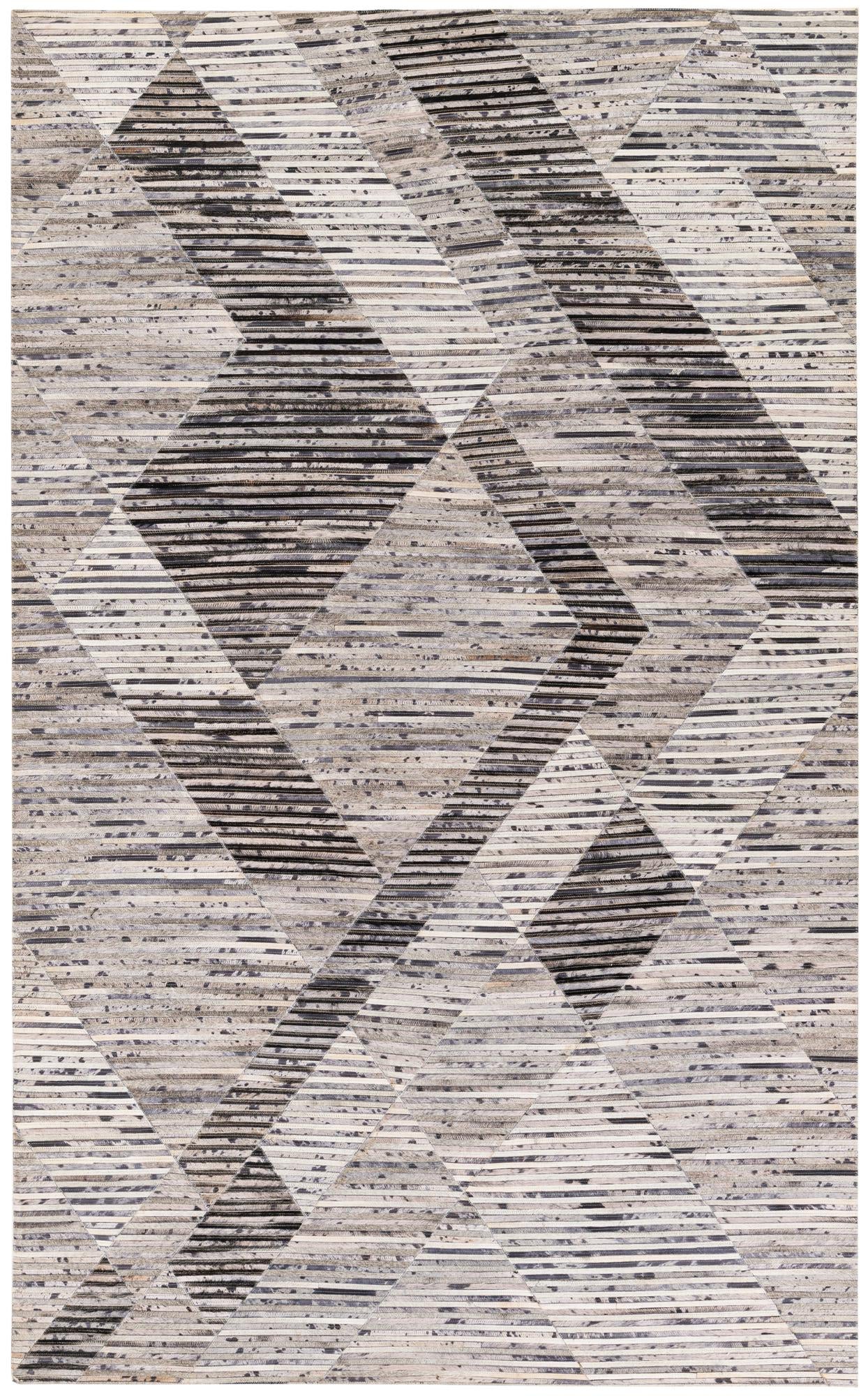 5' x 8' 1 Cowhide Stocks Rug