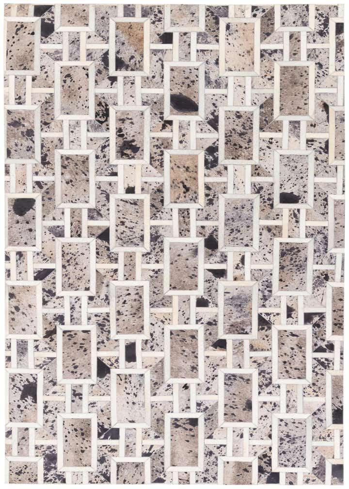 4' 11 x 8' Cowhide Stocks Rug