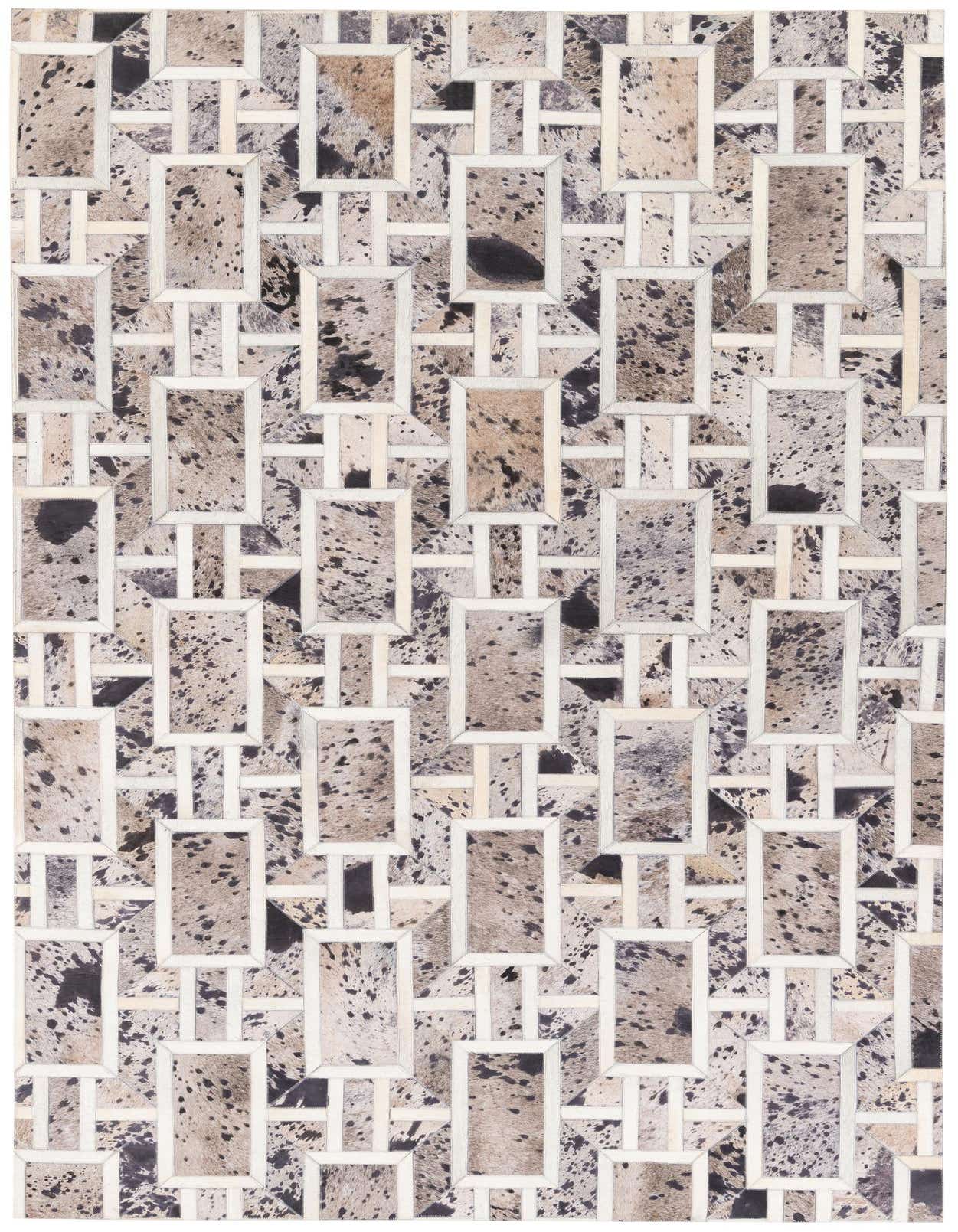 4' 11 x 8' Cowhide Stocks Rug