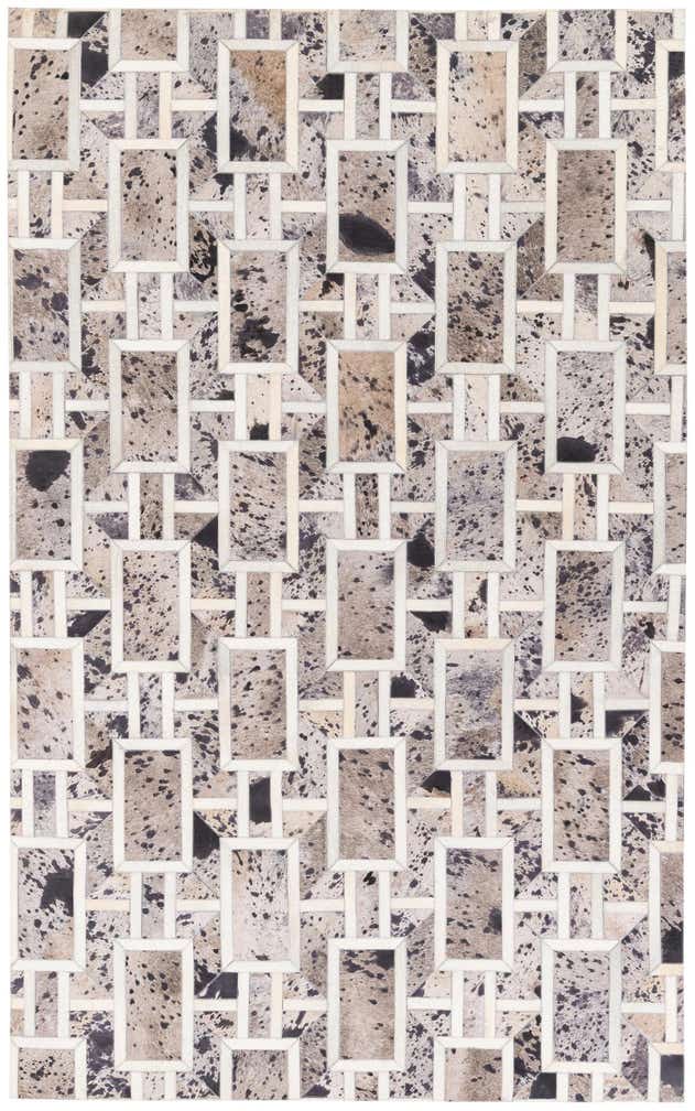 4' 11 x 8' Cowhide Stocks Rug