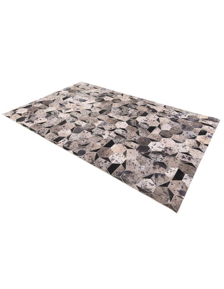 Detail image of 5' 1 x 8' Cowhide Stocks Rug