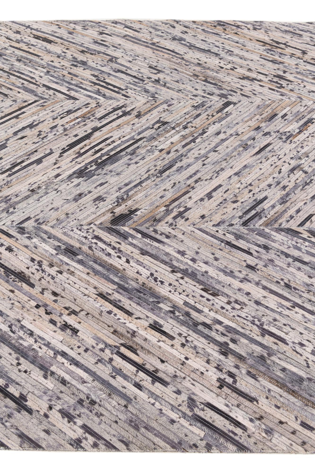 5' x 8' Cowhide Stocks Rug