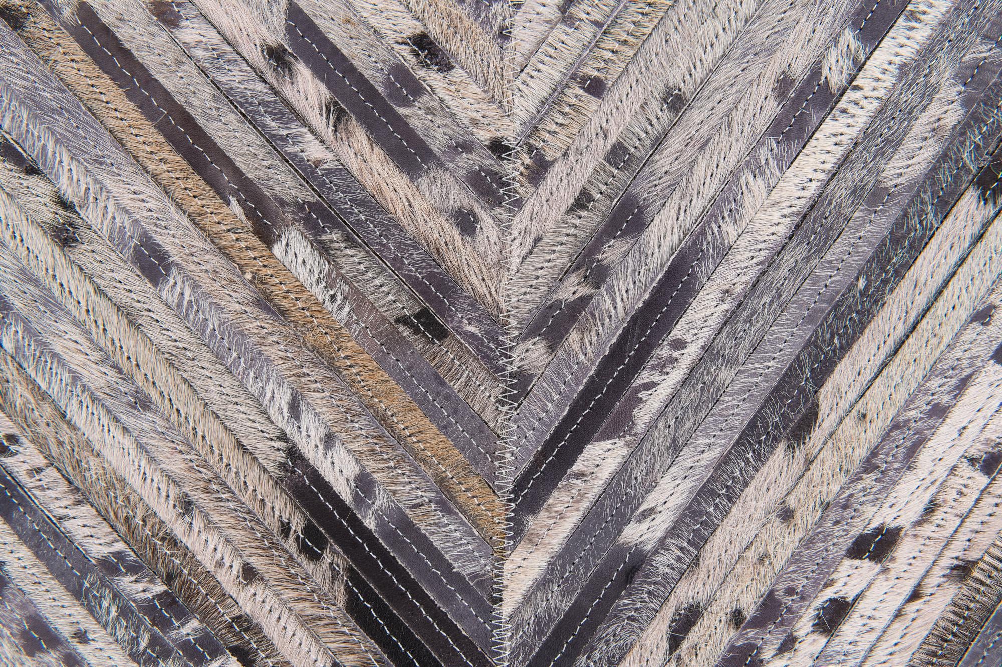 5' x 8' Cowhide Stocks Rug