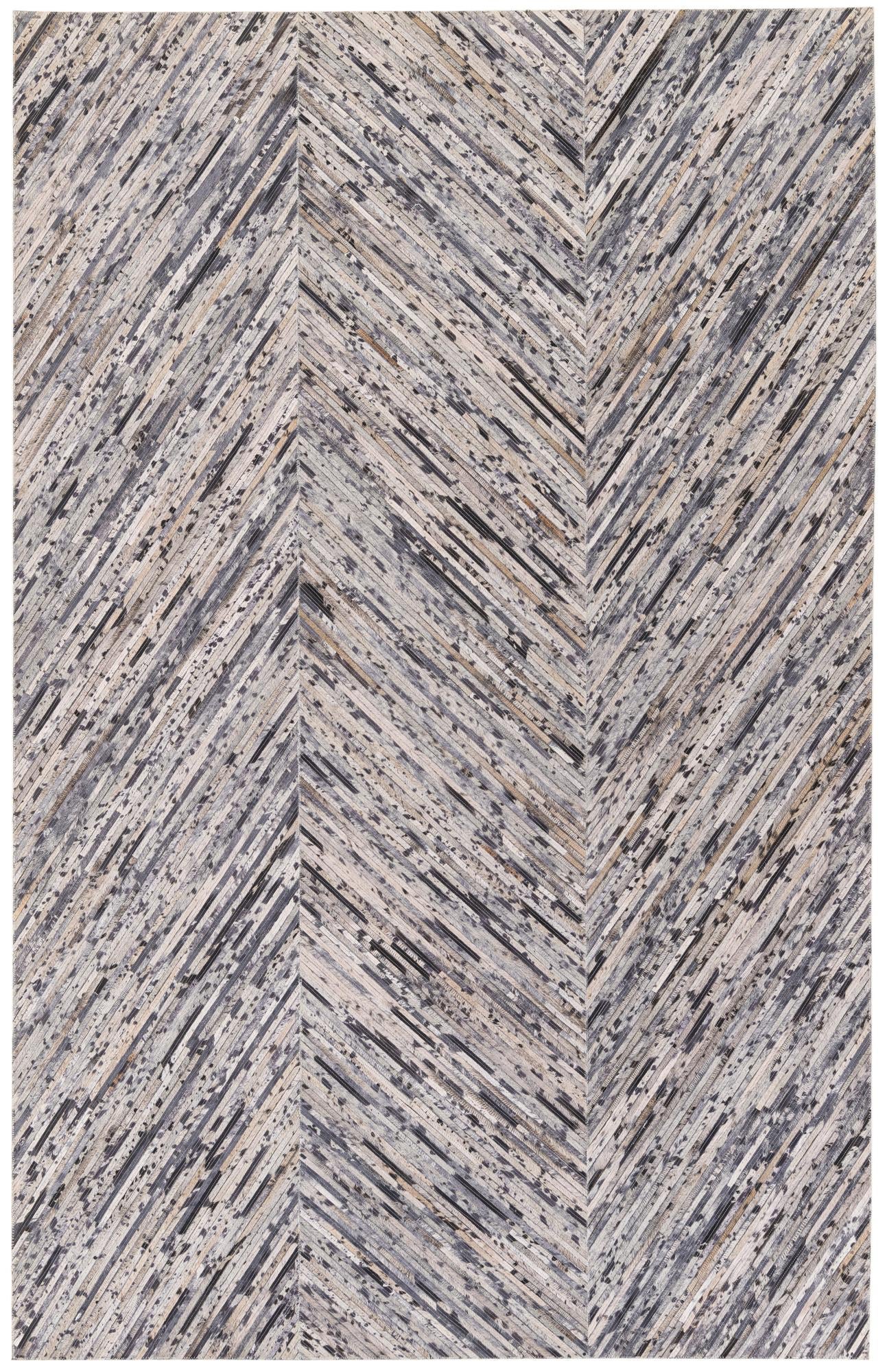 5' x 8' Cowhide Stocks Rug