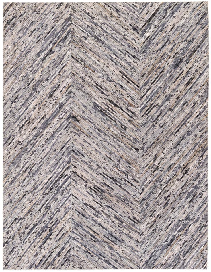 Detail image of 5' x 8' Cowhide Stocks Rug