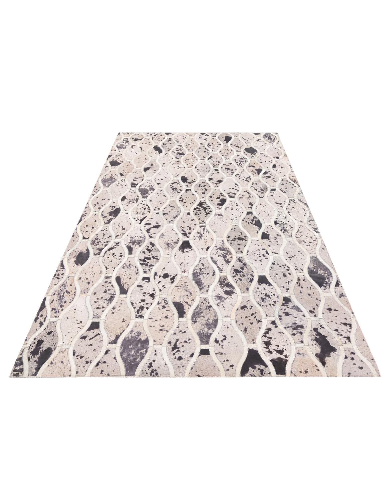 4' 11 x 7' 9 Cowhide Stocks Rug
