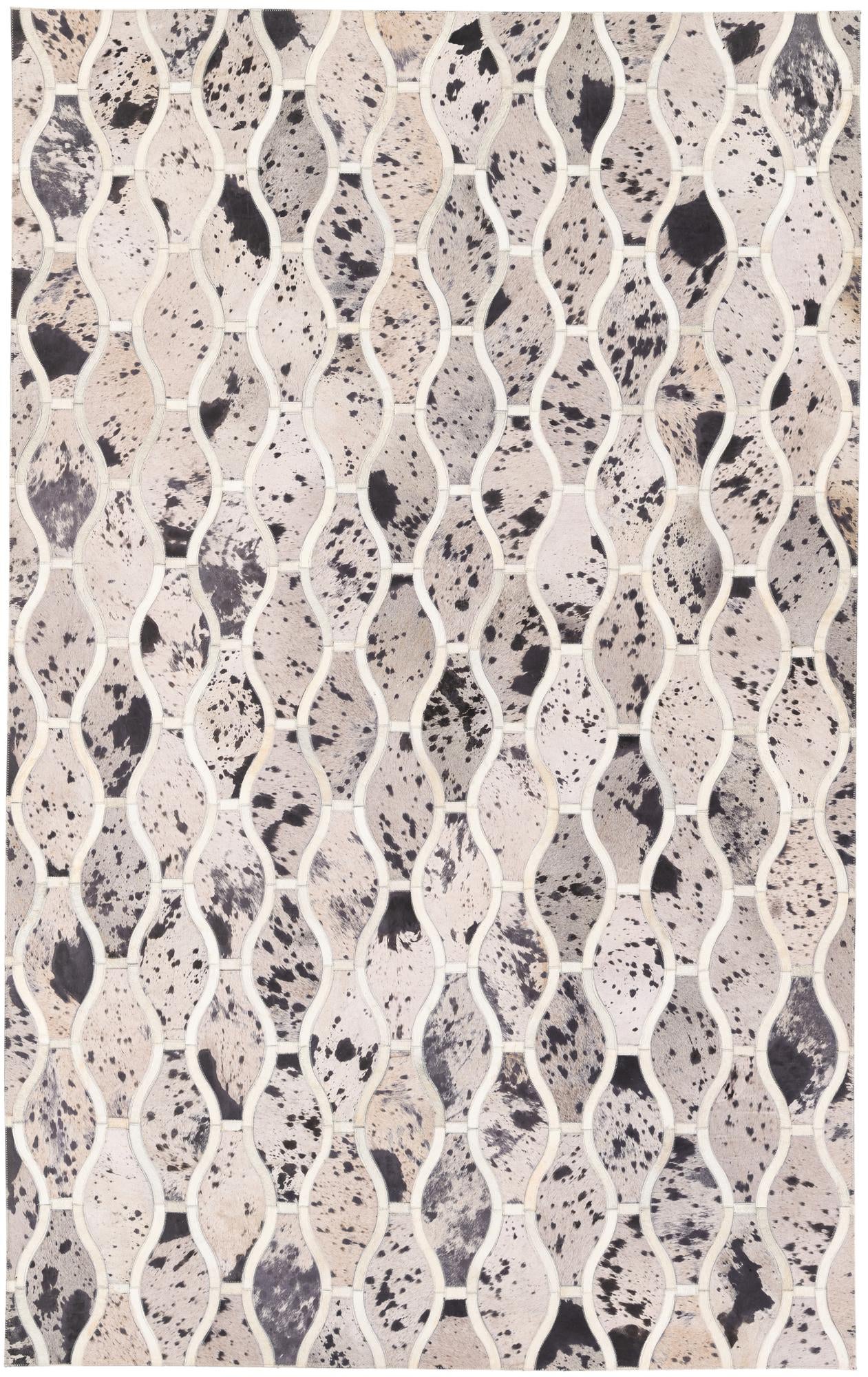 4' 11 x 7' 9 Cowhide Stocks Rug