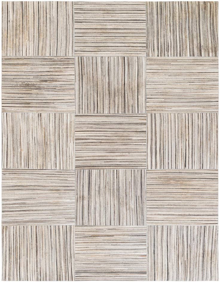 Detail image of 4' 11 x 8' 2 Cowhide Stocks Rug