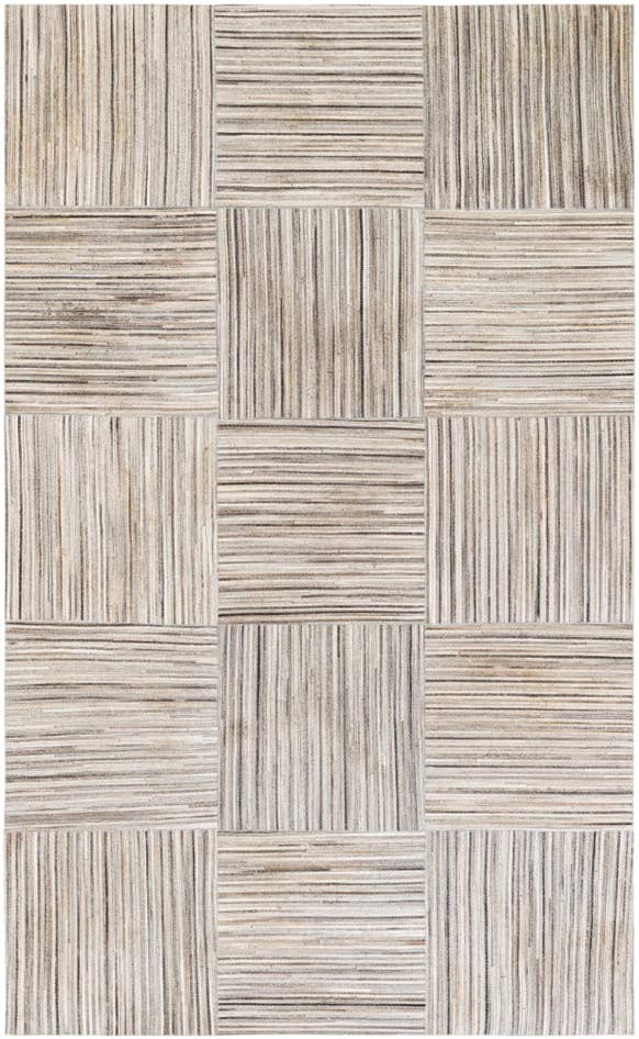 Detail image of 4' 11 x 8' 2 Cowhide Stocks Rug
