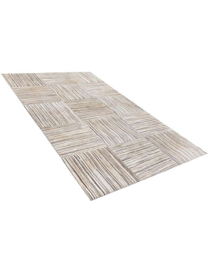 4' 11 x 8' 3 Cowhide Stocks Rug