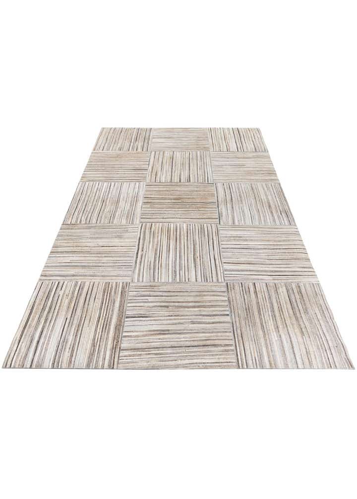 4' 11 x 8' 3 Cowhide Stocks Rug