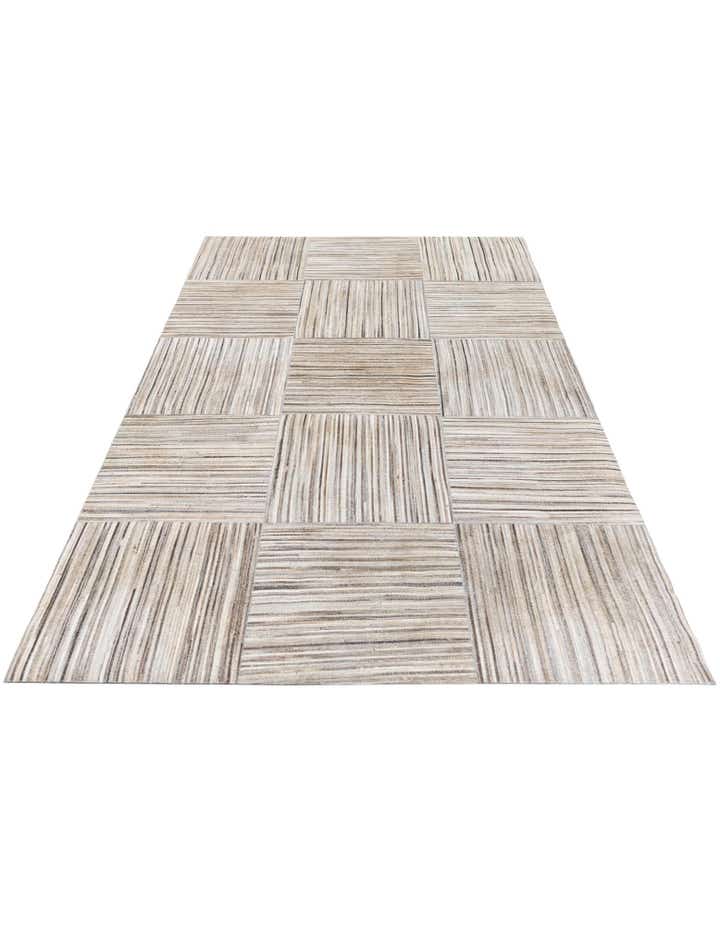 4' 11 x 8' 3 Cowhide Stocks Rug