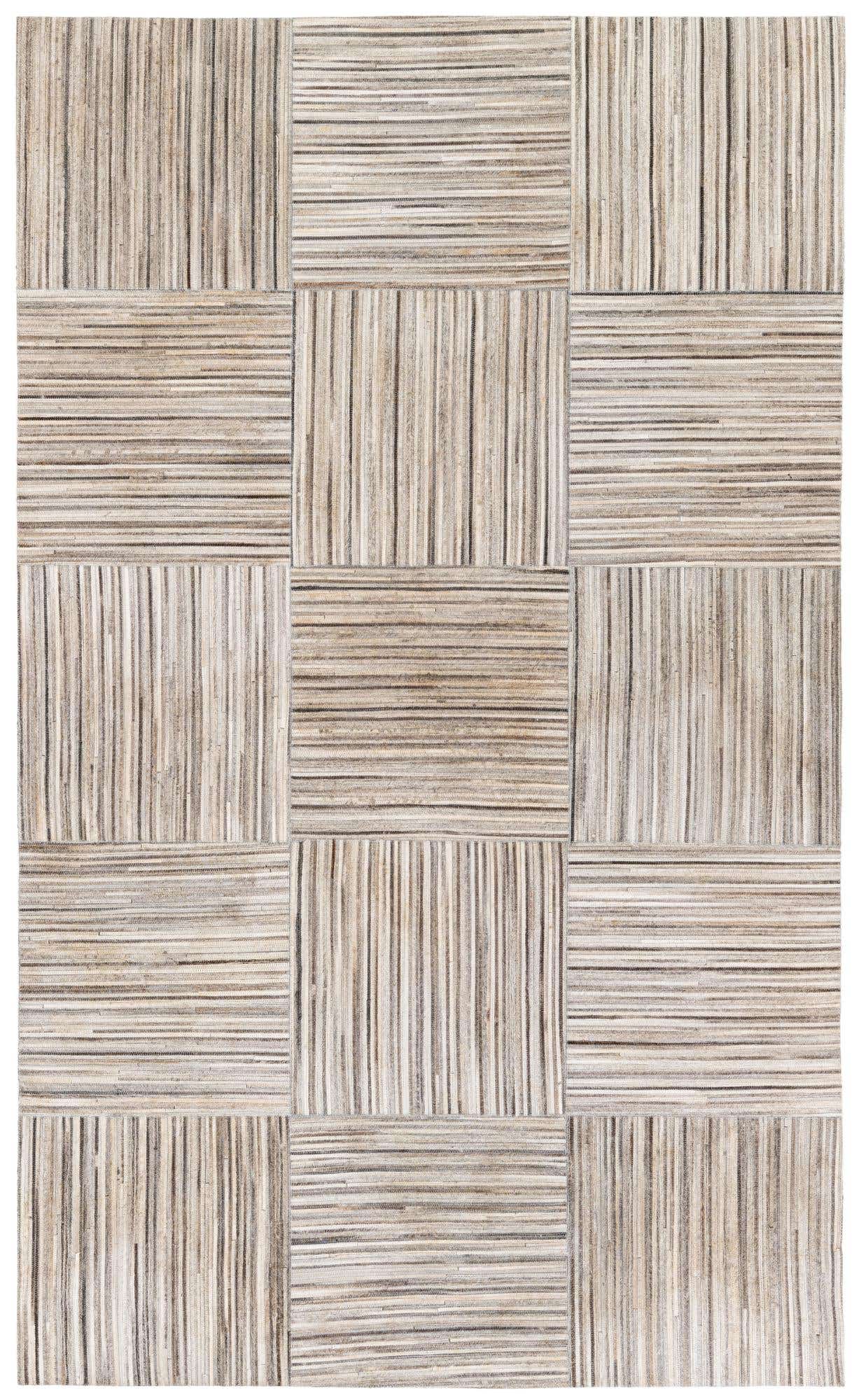 4' 11 x 8' 3 Cowhide Stocks Rug