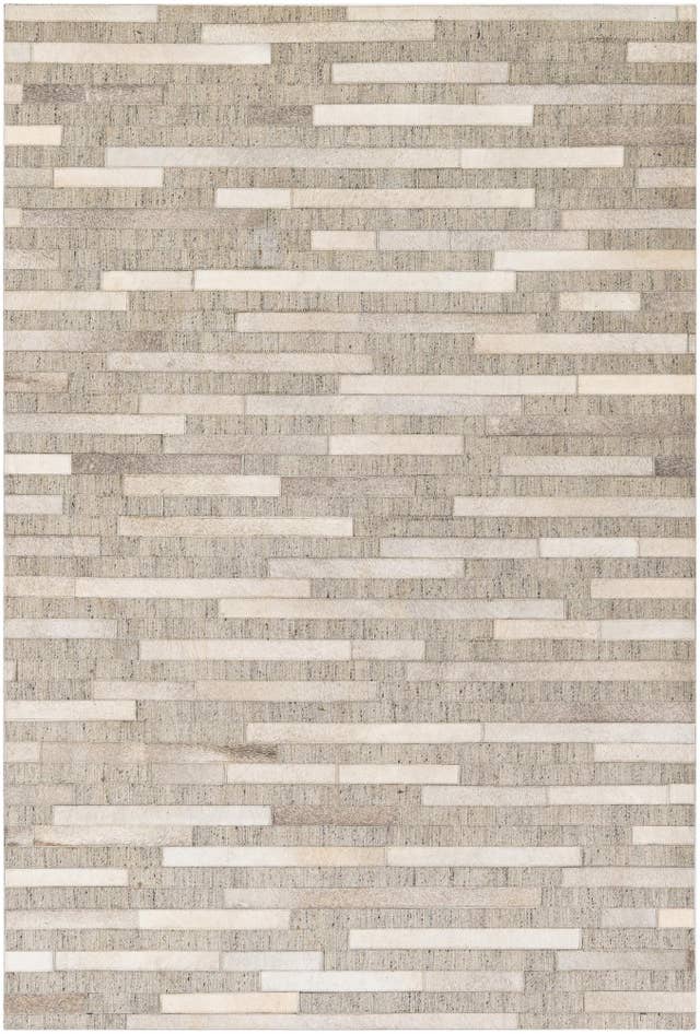Detail image of 4' 1 x 6' 1 Cowhide Stocks Rug