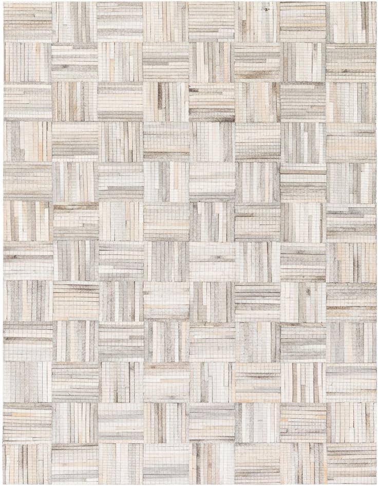 Detail image of 4' 1 x 6' 1 Cowhide Stocks Rug