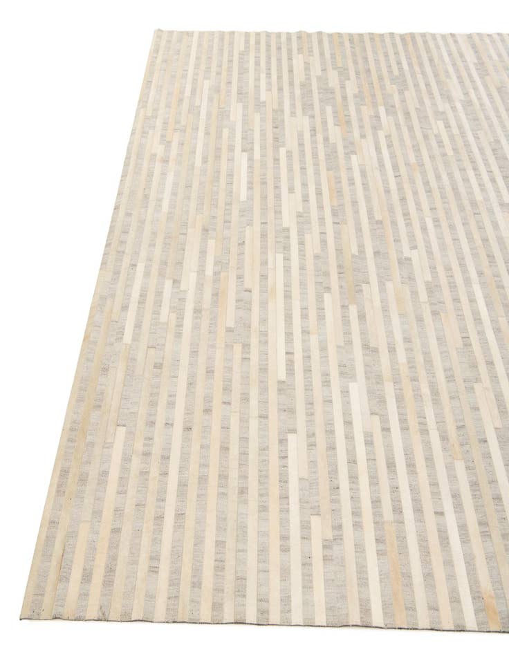 Detail image of 8' 1 x 9' 11 Cowhide Stocks Rug