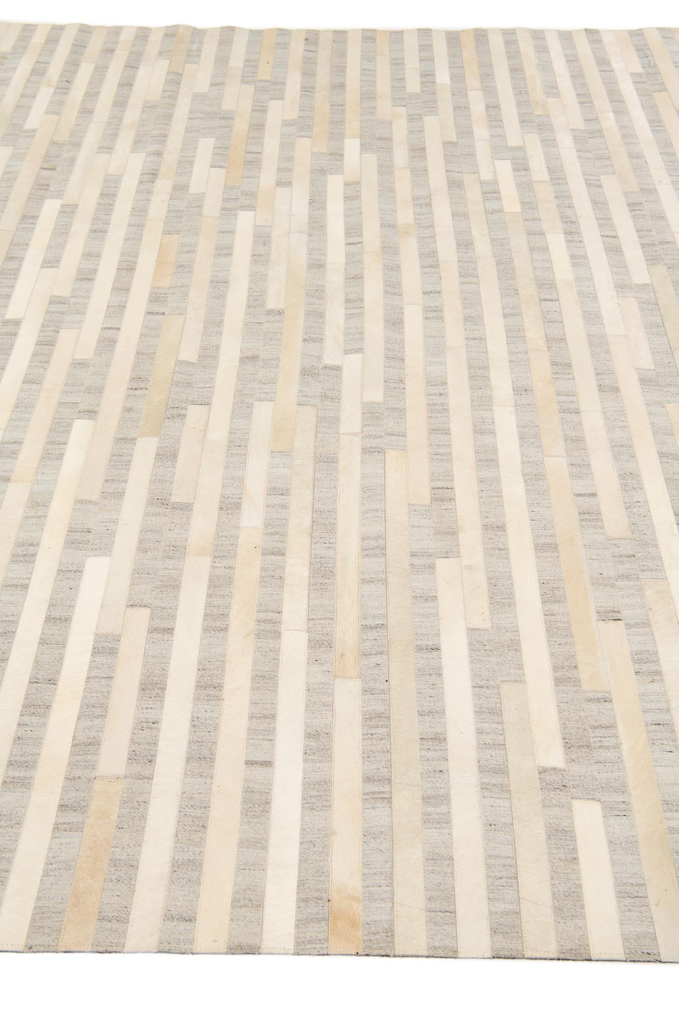 245cm x 300cm Cowhide Stocks Alfombra