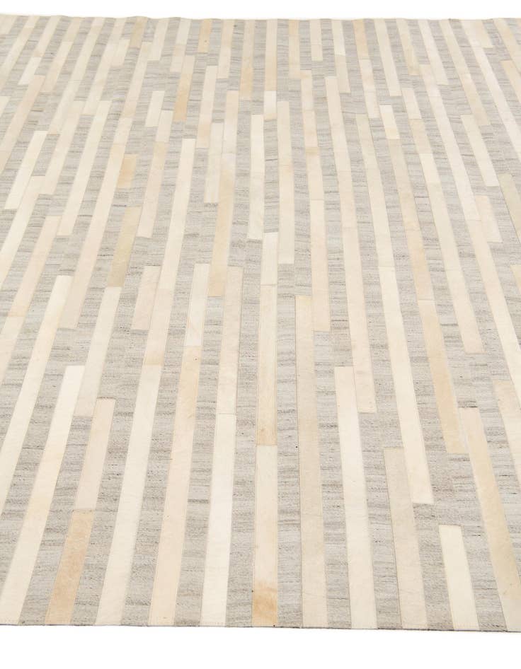 Detail image of 8' 1 x 9' 11 Cowhide Stocks Rug