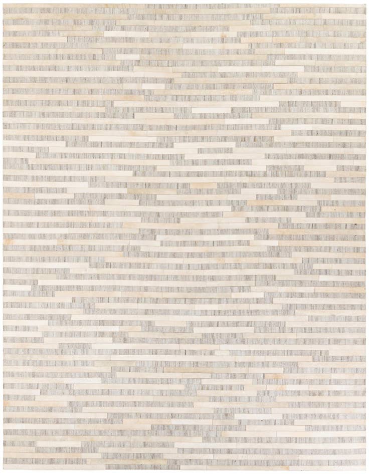 Detail image of 8' 1 x 9' 11 Cowhide Stocks Rug