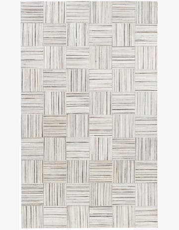 5' x 8' 2 Cowhide Stocks Rug