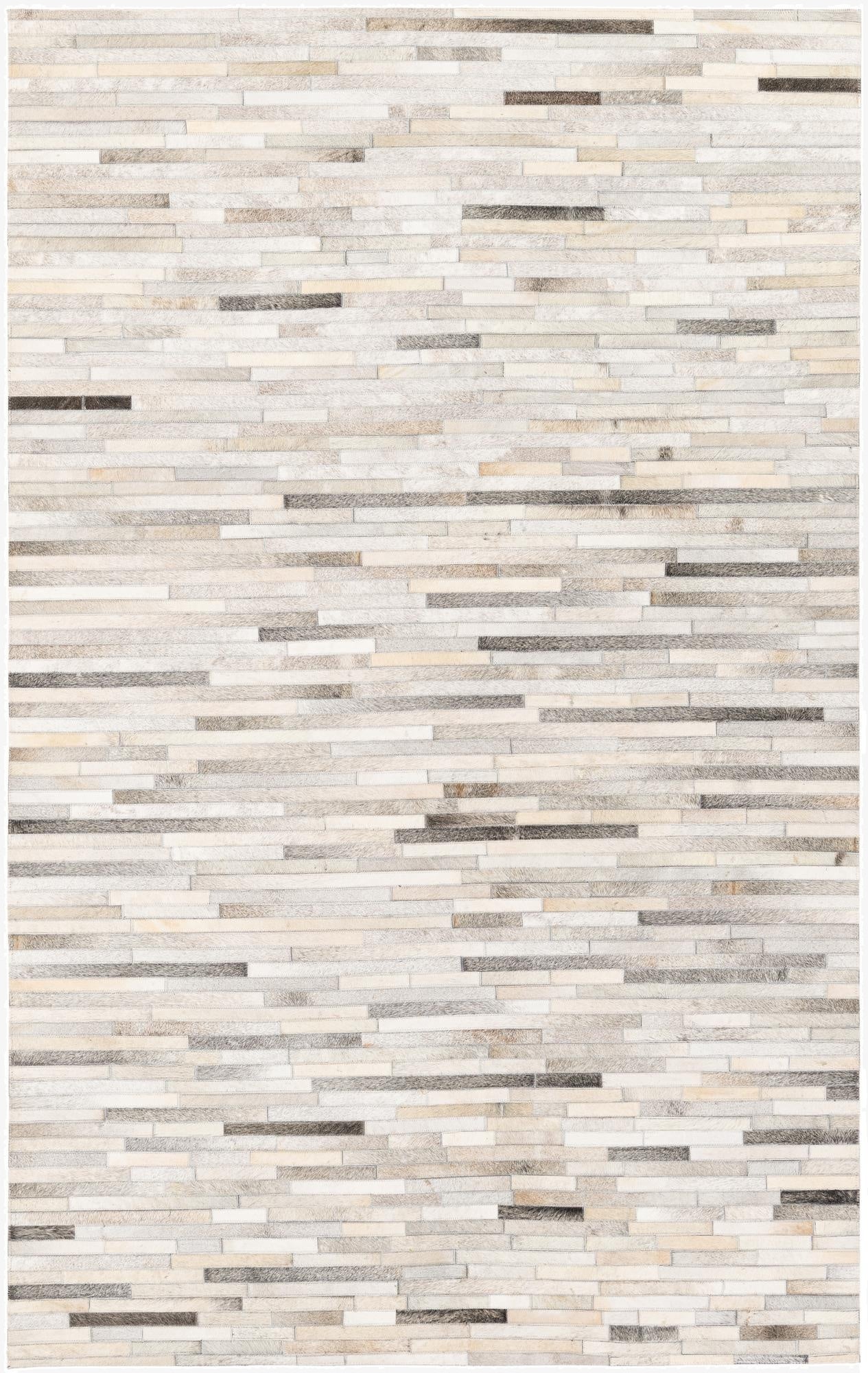 5' 1 x 8' Cowhide Stocks Rug