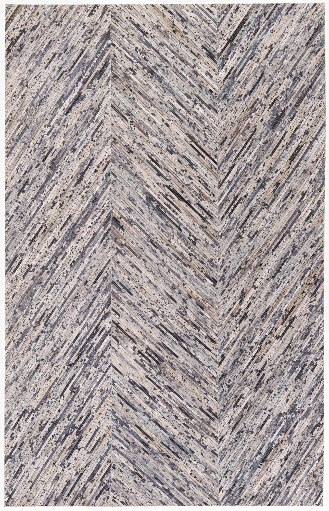 5' x 8' Cowhide Stocks Rug