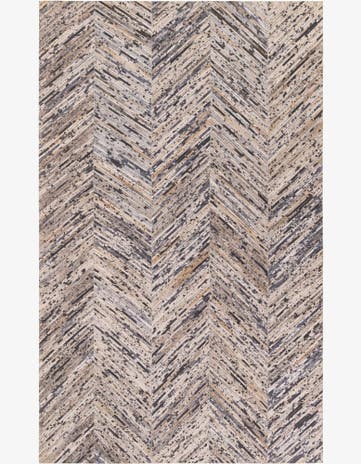 5' 1 x 8' 2 Cowhide Stocks Rug