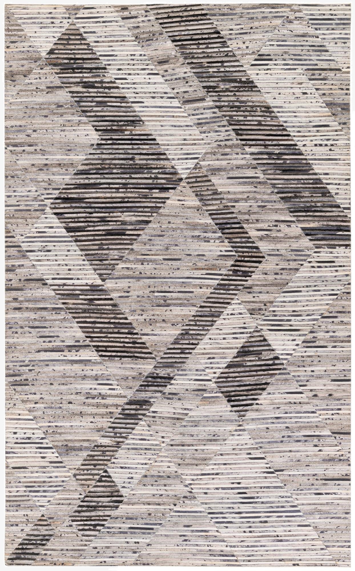 5' x 8' 1 Cowhide Stocks Rug