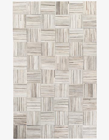 4' 11 x 8' 2 Cowhide Stocks Rug