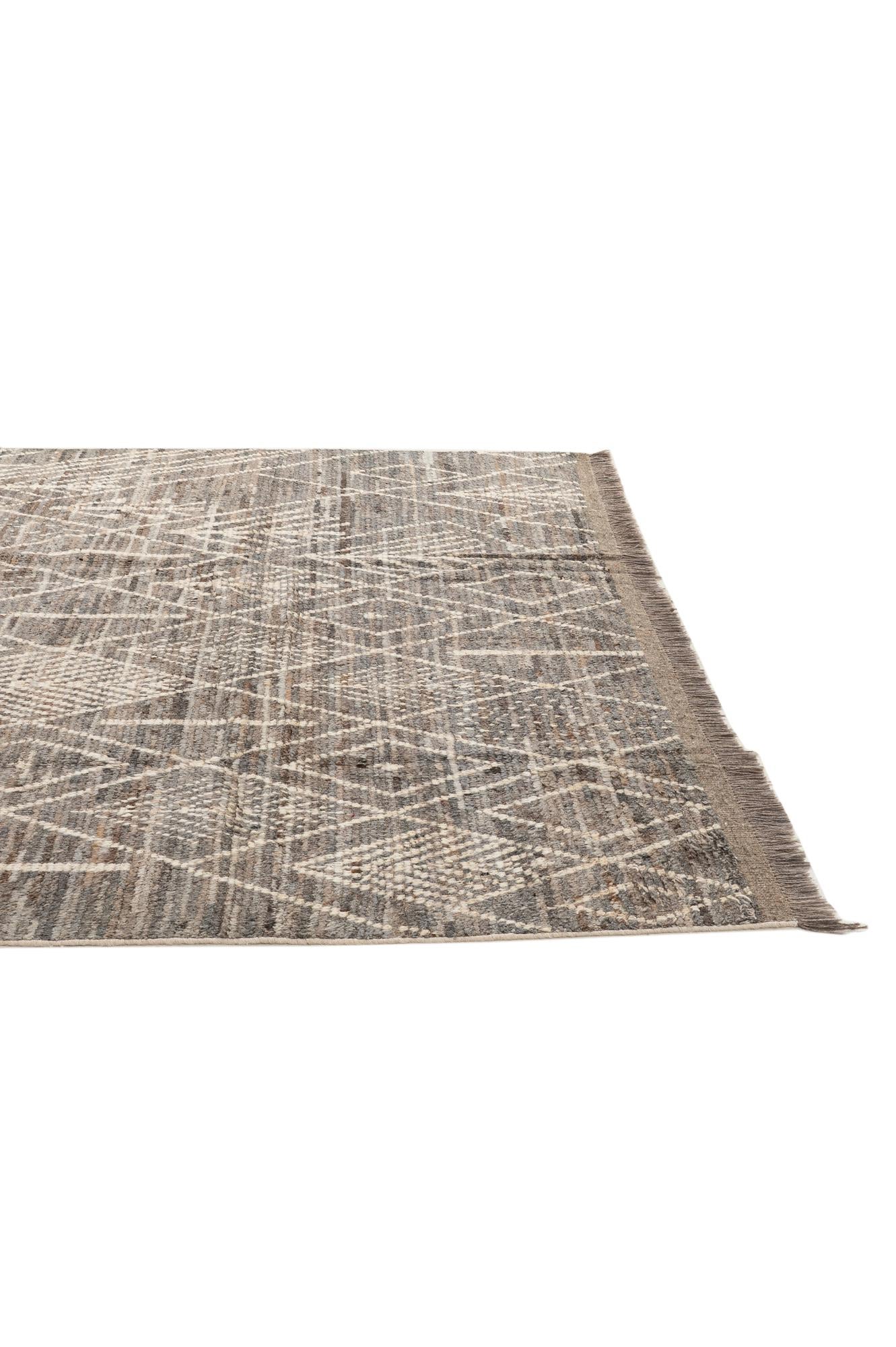 6' 10 x 9' 10 Hand Knotted Darya Wool Rug