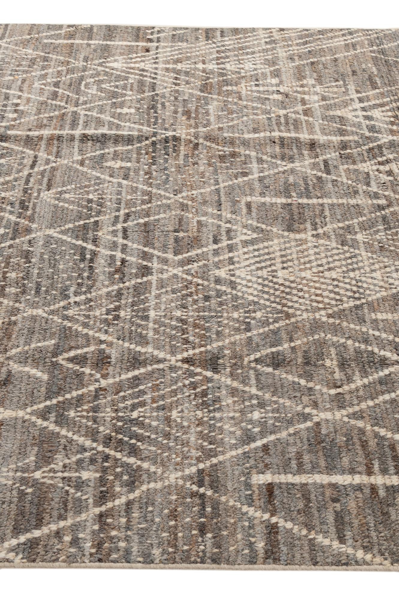 6' 10 x 9' 10 Hand Knotted Darya Wool Rug