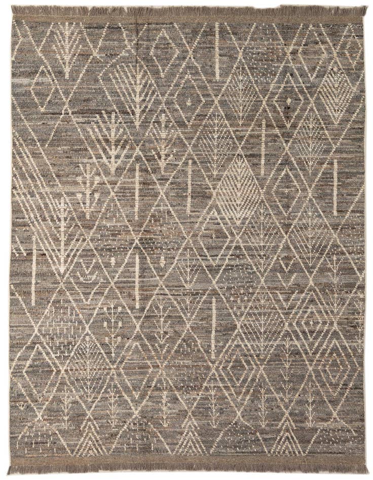 Detail image of 6' 10 x 9' 10 Hand Knotted Darya Wool Rug